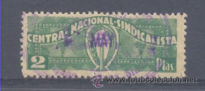 Sellos: CENTRAL NACIONAL SINDICALISTA - Foto 1