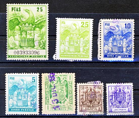 Sellos: TIMBRES Y POLIZAS.- - Foto 1