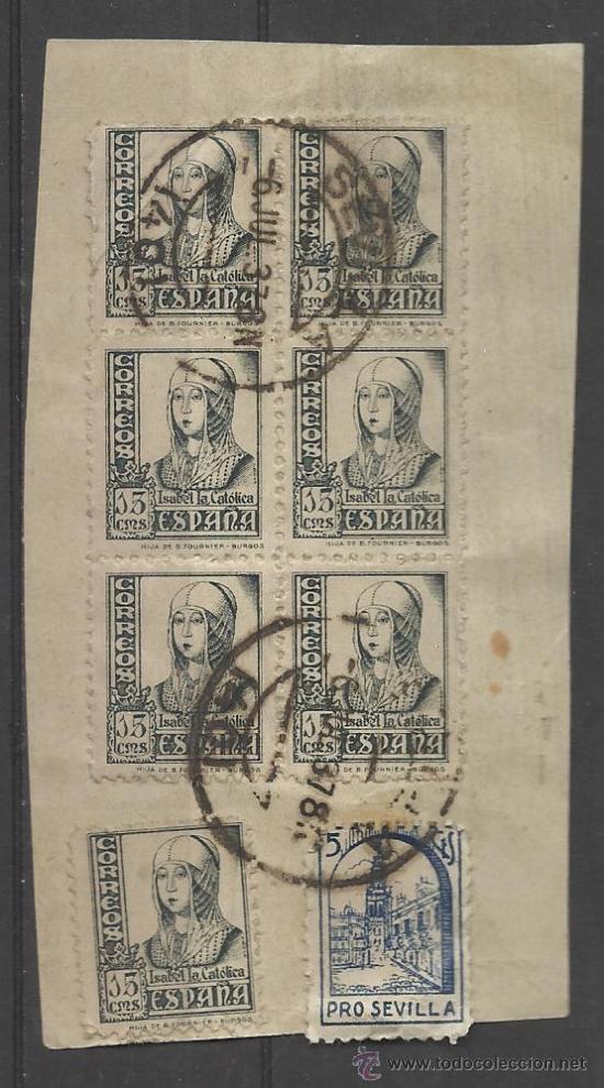 Sellos: BONITO FRONTAL DE 1937 - Foto 1