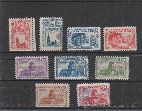 Briefmarken: HUESCA. LUCHA CONTRA EL PARO. 3 SERIES