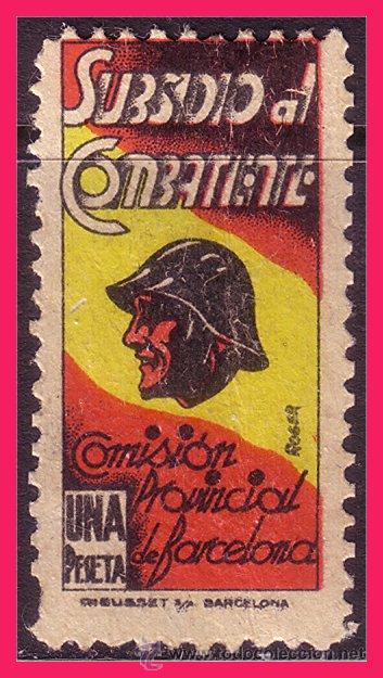 Stamps: Barcelona BARCELONA Guerra Civil FESOFI n&ordm; 137 (*)