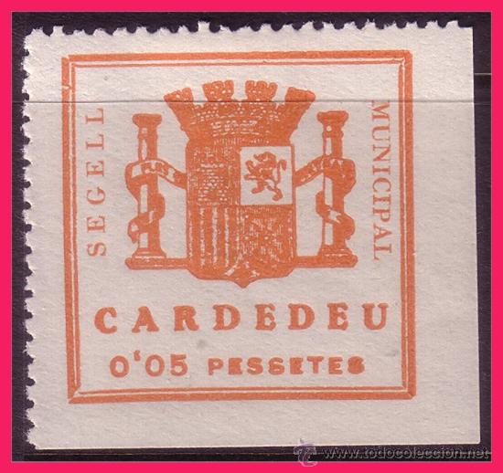 Stamps: Cardedeu BARCELONA Guerra Civil FESOFI n&ordm; 5 *