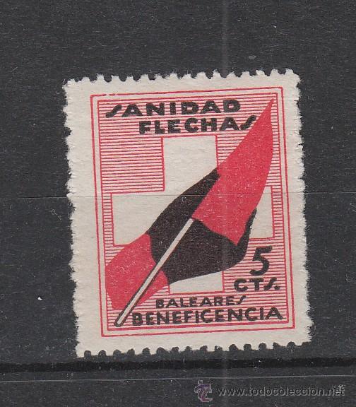 Briefmarken: BALEARES. BENEFICENCIA. SANIDAD FLECHAS. 5 CTS.