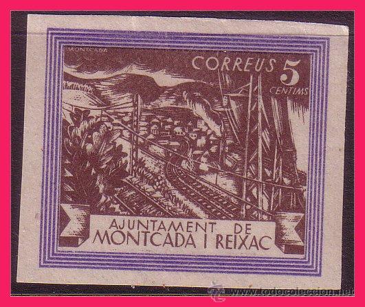 Selos: Montcada y Reixach (BARCELONA) Guerra Civil, sellos locales, FESOFI n&ordm; 19s *