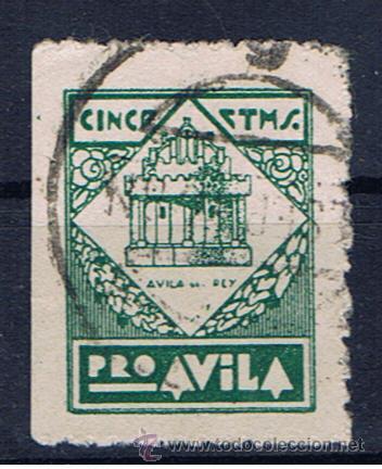 Sellos: pro avila 5 cts - Foto 1