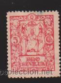 Sellos: Pro Sevilla. 5 Cts. Usado. - Foto 1