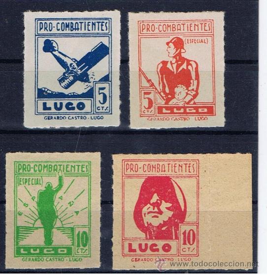 Sellos: lugo   pro combatientes nuevos(*) - Foto 1
