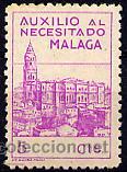 Stamps: ESPA&Ntilde;A - GUERRA CIVIL. LOCAL M&Aacute;LAGA SOFIMA 004.Dentado 9 1/2