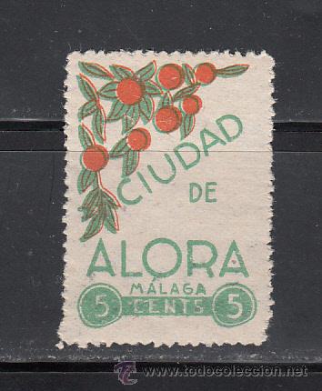 Sellos: CIUDAD DE ALORA (MALAGA) 5 CTS - Foto 1