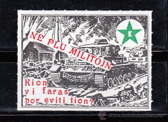 Sellos: ESPERANTO. NO A LA GUERRA - Foto 1
