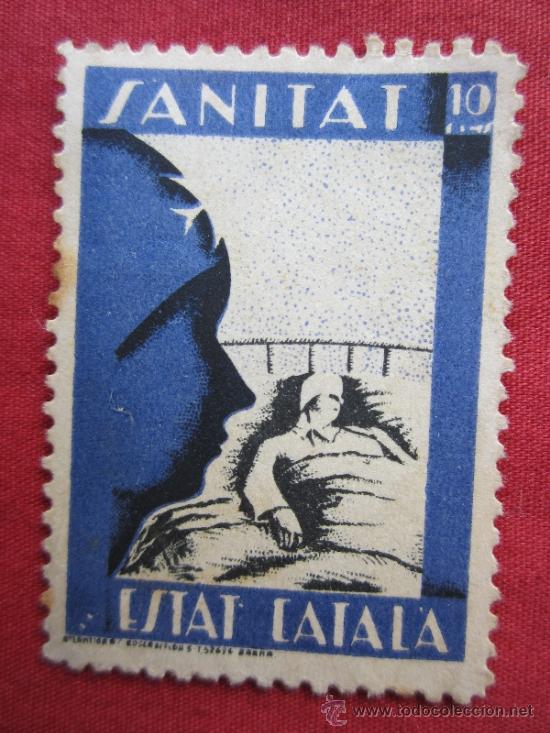 Sellos: sanitat estat catala - 10 centimos - Foto 3