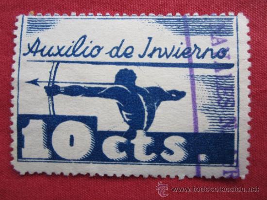 Sellos: auxilio de invierno  - 10 centimos - Foto 1