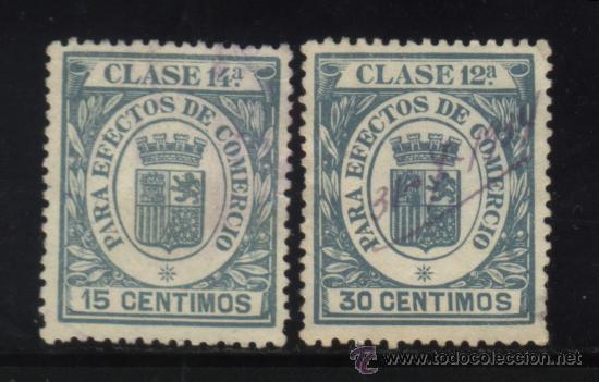 Sellos: S-5932- FISCAL. PARA EFECTOS DE COMERCIO. 2 DISTINTOS - Foto 1