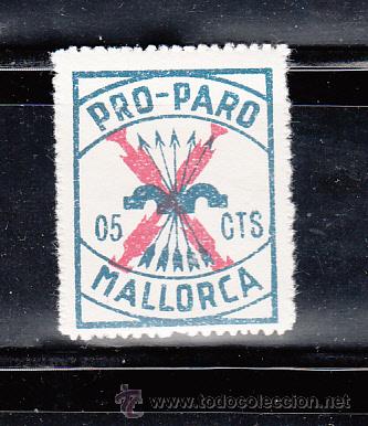 Sellos: MALLORCA. PRO-PARO. 05 CTS. - Foto 1