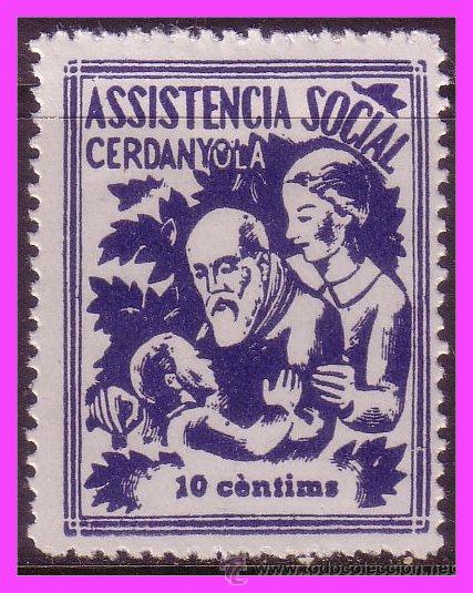 Briefmarken: Guerra Civil,  Cerdanyola (Barcelona), FESOFI n&ordm; 2 *