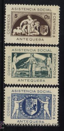 Sellos: S-05948- MALAGA. ANTEQUERA. ASISTENCIA SOCIAL - Foto 1