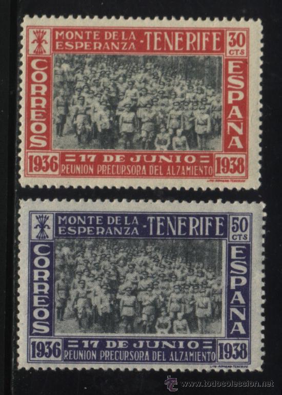Briefmarken: S-05953- TENERIFE. MONTE DE LA ESPERANZA. REUNI&Oacute;N PRECURSORA DEL ALZAMIENTO.
