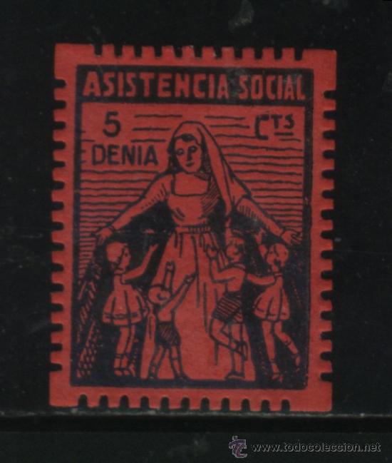 Briefmarken: S-05999- ALICANTE. DENIA. ASISTENCIA SOCIAL