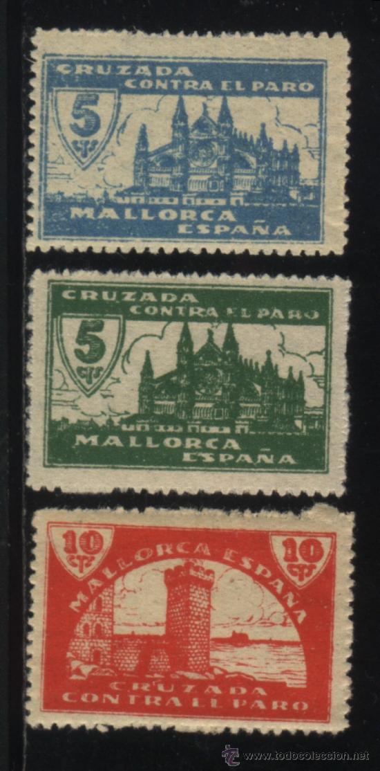 Stamps: S-01586- MALLORCA. CRUZADA CONTRA EL PARO.