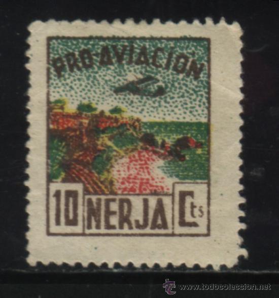 Sellos: S-6069- MALAGA. NERJA. PRO AVION - Foto 1
