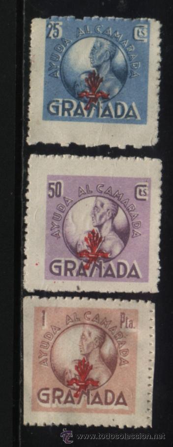 Sellos: S-06079- GRANADA. AYUDA AL CAMARADA - Foto 1