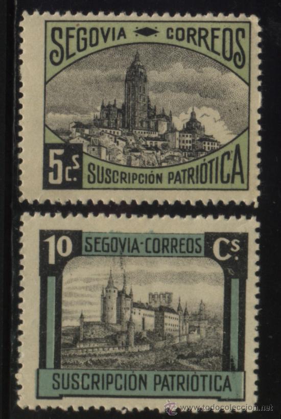 Timbres: S-06086- SEGOVIA. CORREOS. SUSCRIPCI&Oacute;N PATRIOTICA