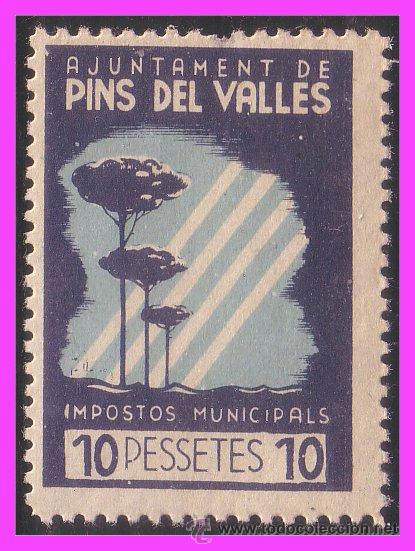 Briefmarken: GUERRA CIVIL BARCELONA, Pins del Vall&eacute;s, FESOFI N&ordm; 6 * *