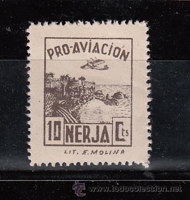 Sellos: NERJA. PRO-AVION. 10 CTS. - Foto 1