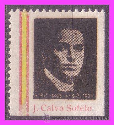 Sellos: J. Calvo Sotelo, negro * * - Foto 1