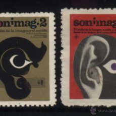 Sellos: S-04865- BARCELONA. SONIMAG 2 Y 4. 1964 Y 1966.
