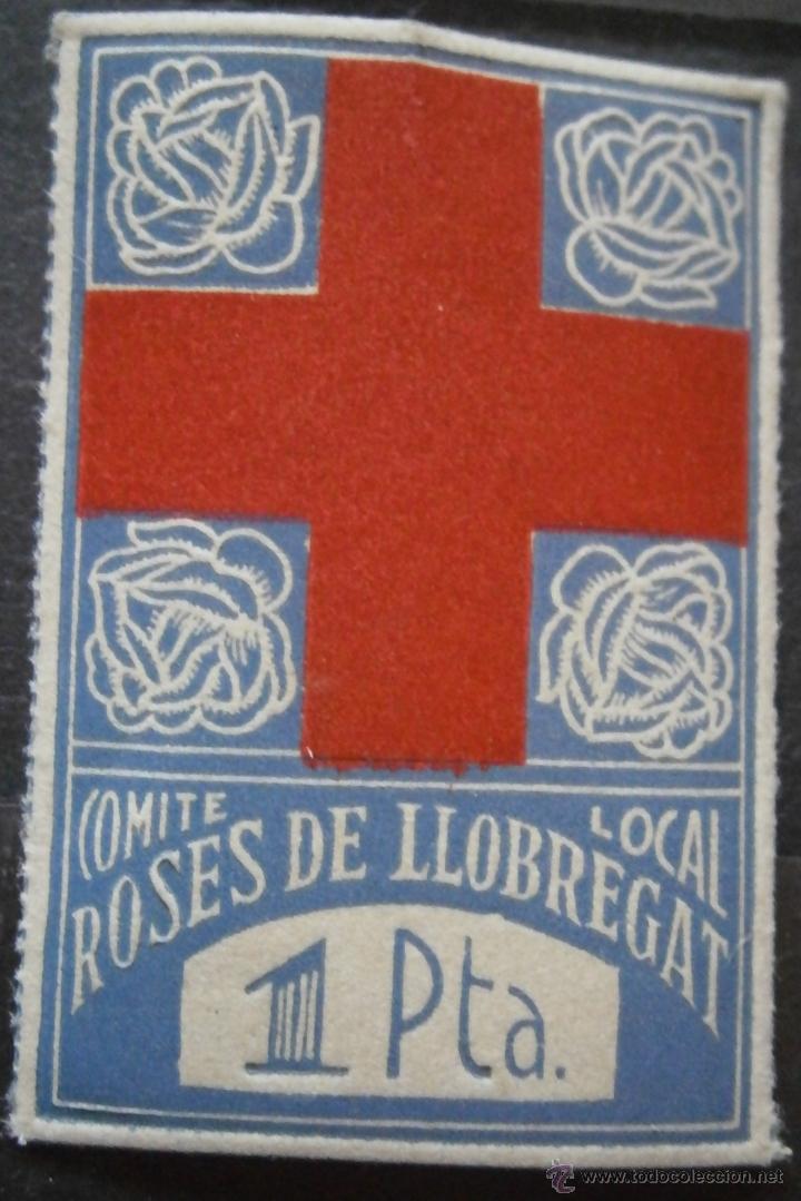 Sellos: Comit&eacute; local Roses de LLobregat 1 pta - Foto 1