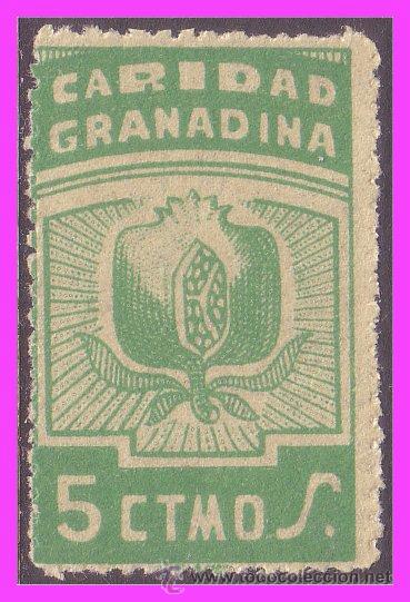 Briefmarken: locales, guerra civil, Granada GRANADA, FESOFI n&ordm; 61 (*)