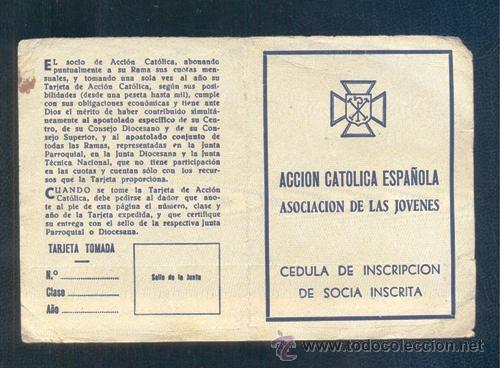 Sellos: CARNET ACCI&Oacute;N CAT&Oacute;LICA - Foto 1