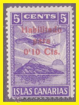 Briefmarken: CANARIAS, Guerra Civil, FESOFI n&ordm; 25 * *