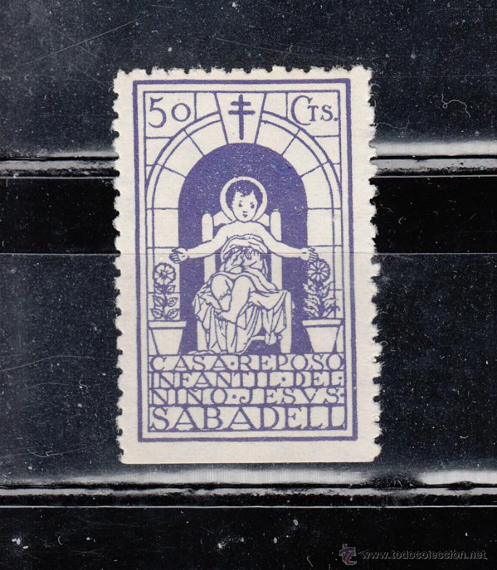 Briefmarken: SABADELL. CASA DE REPOSO INFANTIL DEL NI&Ntilde;O JESUS. 5 CTS.