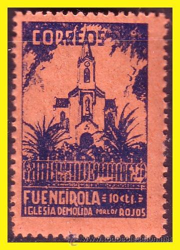 Francobolli: M&aacute;laga, FUENGIROLA, Guerra Civil, FESOFI n&ordm; 11 (*)