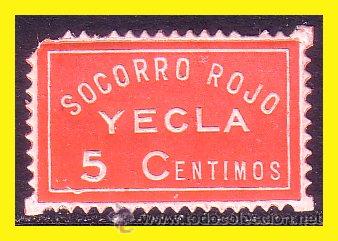 Sellos: MURCIA Yecla, Guerra Civil, FESOFI n&ordm; 1 *