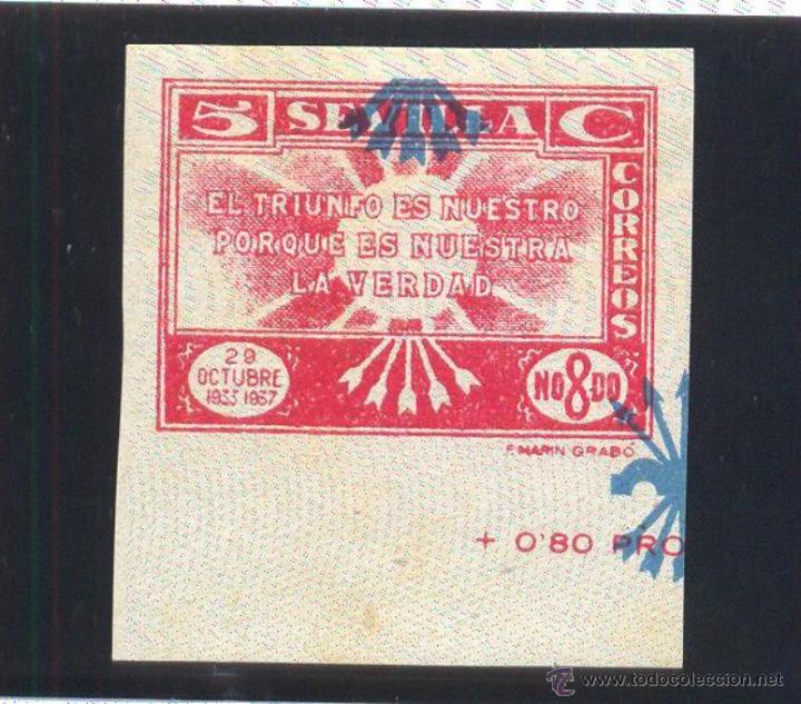 Sellos: SEVILLA.  ALLEPUZ 184 * - Foto 1