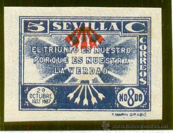 Sellos: SEVILLA.  ALLEPUZ 175 * - Foto 1