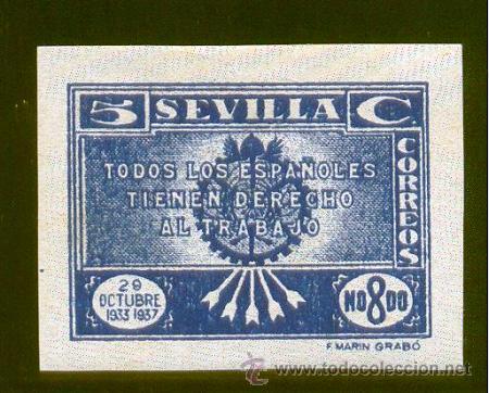 Sellos: SEVILLA.  G&Aacute;LVEZ 684 * - Foto 1