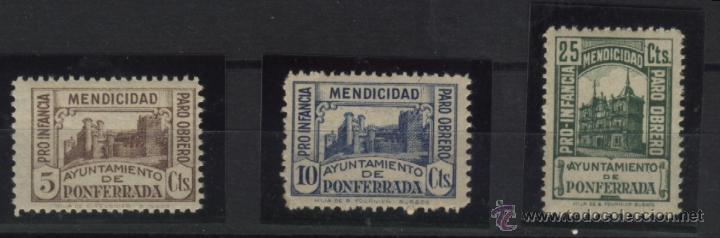 Selos: LE-0151- PONFERRADA (LE&Oacute;N). SELLOS LOCALES GUERRA CIVIL.