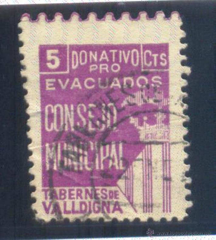 Sellos: TABERNES DE VALDIGNA (VALENCIA) - Foto 1