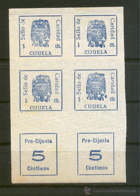 Sellos: CIJUELA (GRANADA). G&Aacute;LVEZ B198II-III - Foto 1