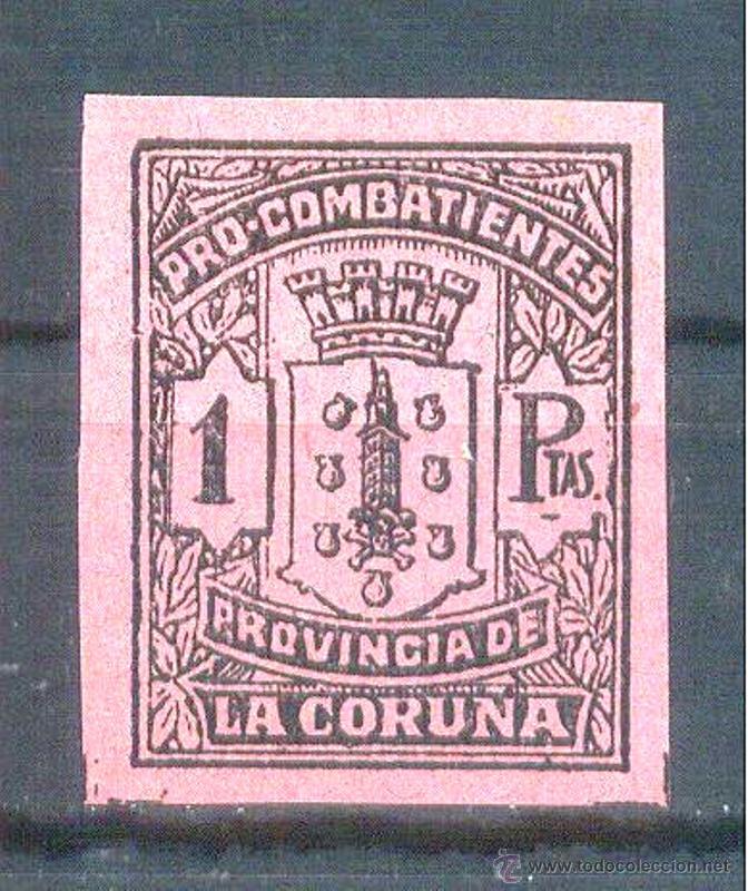 Sellos: LA CORU&Ntilde;A.  G&Aacute;LVEZ B 222S * - Foto 1