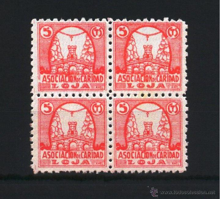 Sellos: LOJA (GRANADA).  G&Aacute;LVEZ 410 * - Foto 1