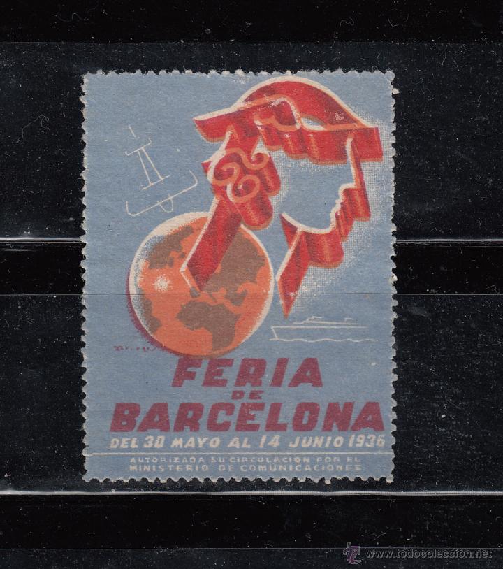 Briefmarken: FERIA DE BARCELONA A&Ntilde;O 1936