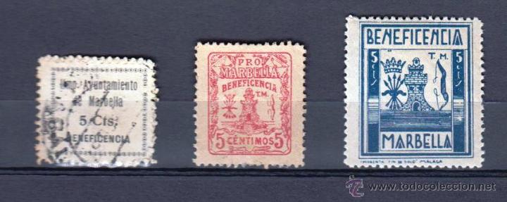 Sellos: MARBELLA (M&Aacute;LAGA).   LOTE DE CONJUNTO - Foto 1