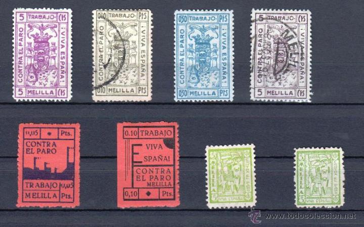 Sellos: MELILLA.   LOTE DE CONJUNTO - Foto 1