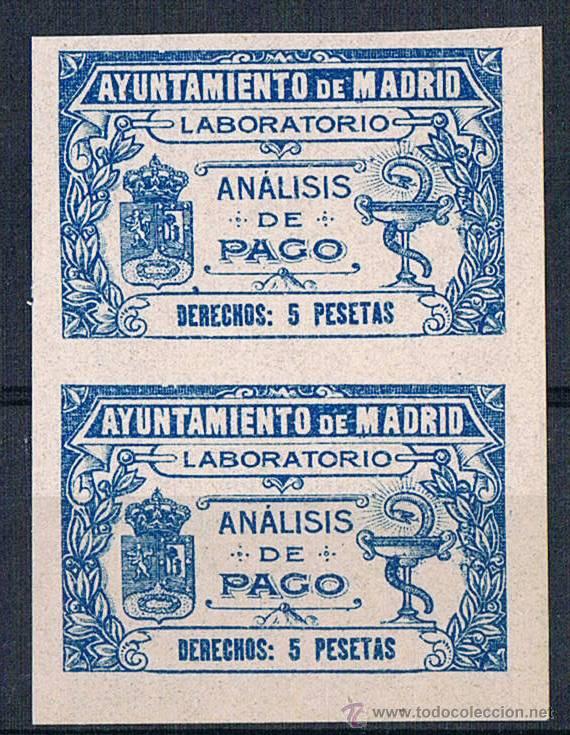 Sellos: MADRID. NO CATALOGADO 5 PTA - Foto 1