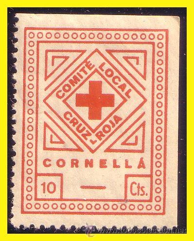 Briefmarken: Guerra Civil, CORNELL&Aacute;, Barcelona, FESOFI n&ordm; 9 * *